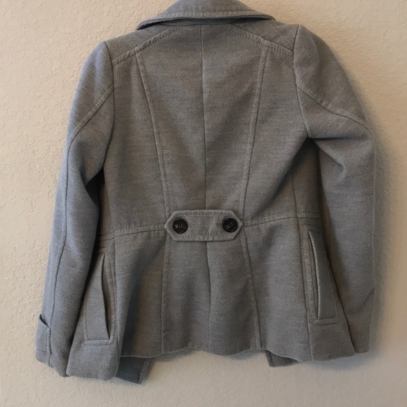 H&M gray pea coat - Picture 3 of 3